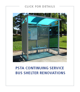 PSTA Continuing Service  Bus Shelter Renovations
