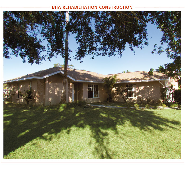 BHA rehabilitation construction
