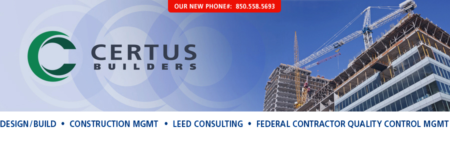 design/build, construction management, leed consulting, federal contractor quality control management