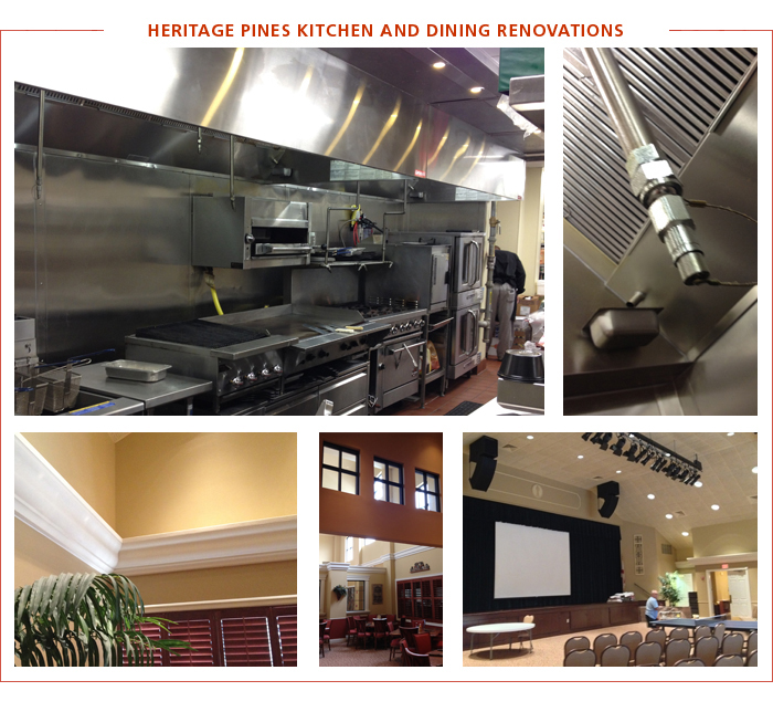 Heritage Pines Kitchen and Dining Renovations