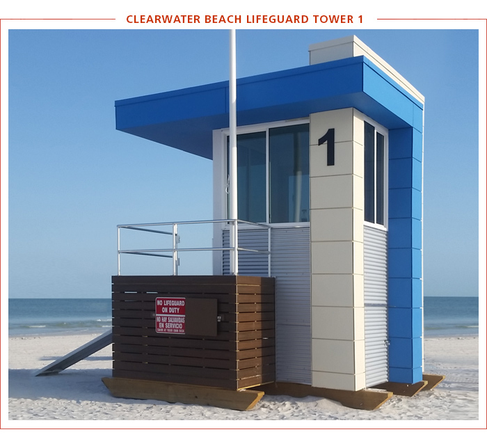 Clearwater Beach Lifeguard Tower 1