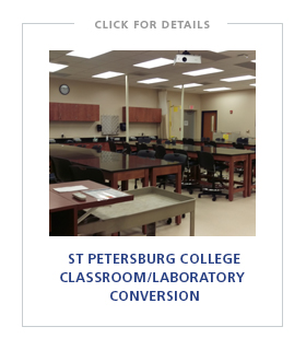 St Petersburg College  Seminole Campus Classroom to Instructional Laboratory Conversion